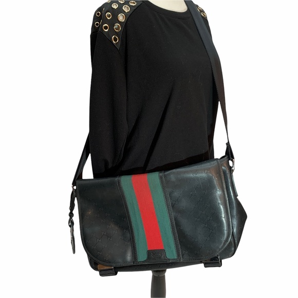 Gucci Handbags - Gucci Fiat 500 Collaboration Canvas Messenger Bag